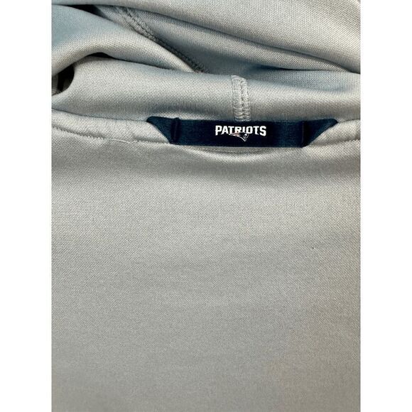 New England Patriots Nike Gray Sideline Team Performance Pullover Hoodie - Picture 11 of 12
